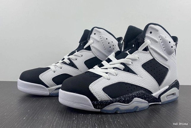 619 6 Jordan NewStyle Retro Oreo 384664-101 1102